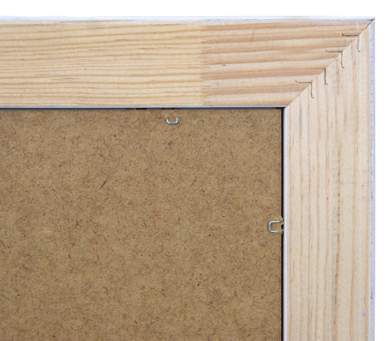 CHELY INTERMARKET MOD156 Espejo De Pared Cuerpo Entero Blanco Raya Plateado Estilo Decorativo 50x70cm Rectangular Marco Relieve Perfil Plano para Salón Dormitorio Oficina Fabricado En España