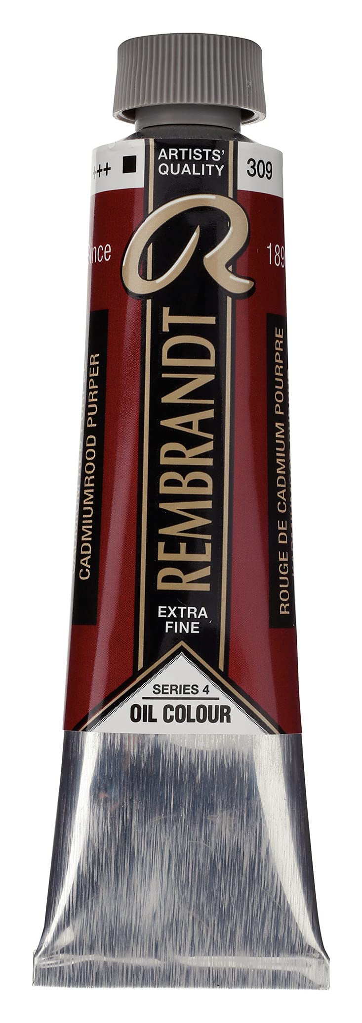 Peinture à l'huile Rembrandt Talens rouge cadmium violet 40ml contre le ternissement