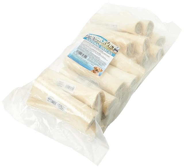 Foto 3 de 6 de ARQUIVET Hueso de búfalo Relleno de palitos de Piel - 16 cm - Caja expositora de 20 Unidades - 4.600 g