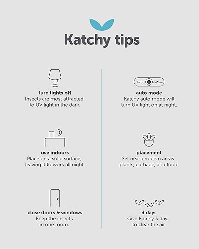 Miniatura 7 de Katchy Duo Glue Board Recambios (8 unidades) Atrapa y asesina para mosquitos, mosquitos, mosquitos, polillas y moscas de la fruta Recambios de