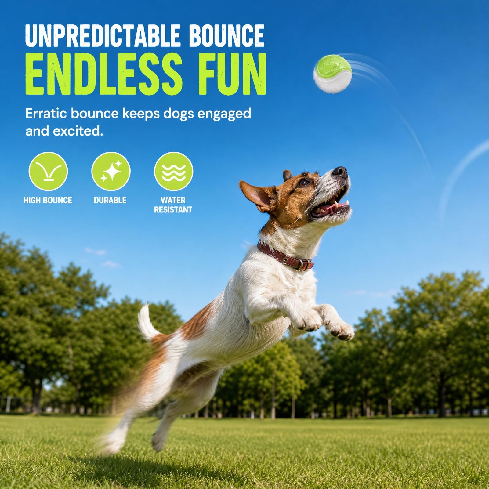 12 Stück Leuchtende Hundebälle, Unzerstörbares Hundespielzeug Zum Training, Apportieren & Anti-Stress, Gummiball Für Große/Kleine Hunde