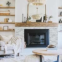 Vista 5 de STICKGOO 20 Hojas Azulejos Adhesivos Despegar y Pegar para Salpicadero, Azulejos Adhesivos para Salpicadero de Cocina y Baño, Aspecto Blanco Volakas