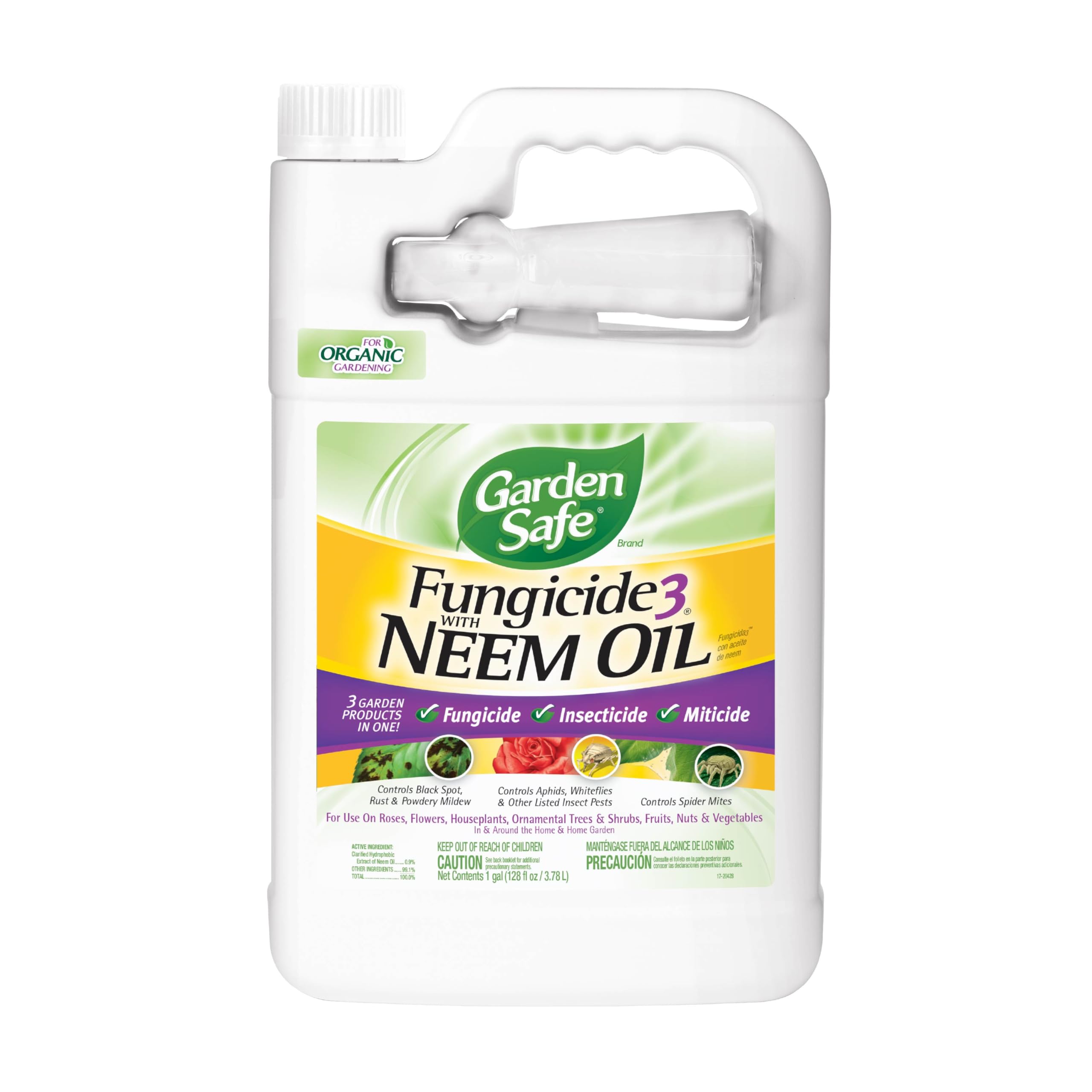 Garden Safe Brand Fungicide3 with Neem Oil (1 Gallon)