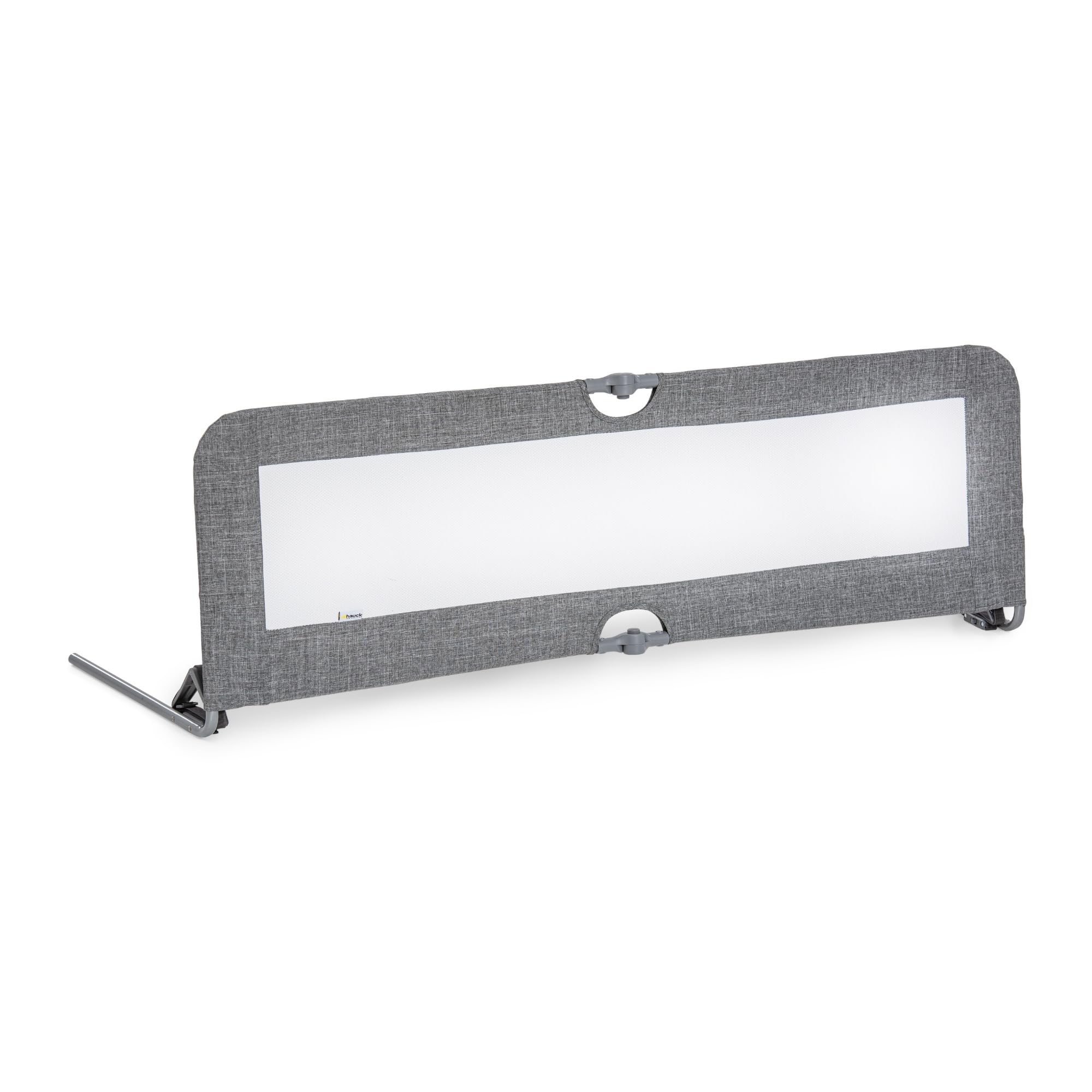 hauck Barriere de Securite Enfant Lit Sleep N Safe Plus XL 150x50x44 cm Protection Lit Enfant Portable Amovible Pliable Gris