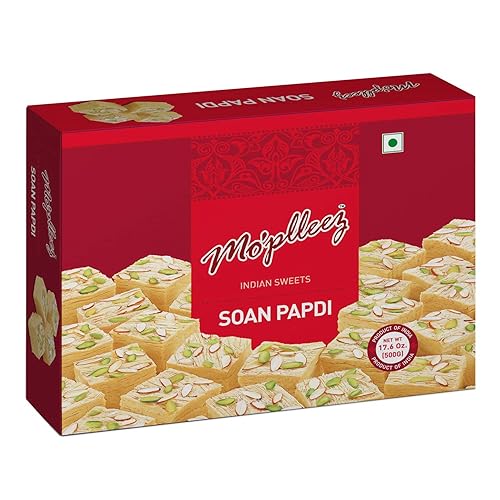 Mo'pleez Soan Papdi Indian Sweet (17.6 onzas 500 gms)