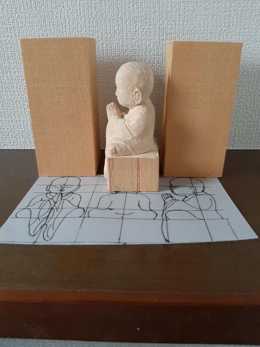 木製仏像 彫刻付き 楽天市場】木彫り仏像 【合掌観音菩薩（聖観音菩薩）】 桧木