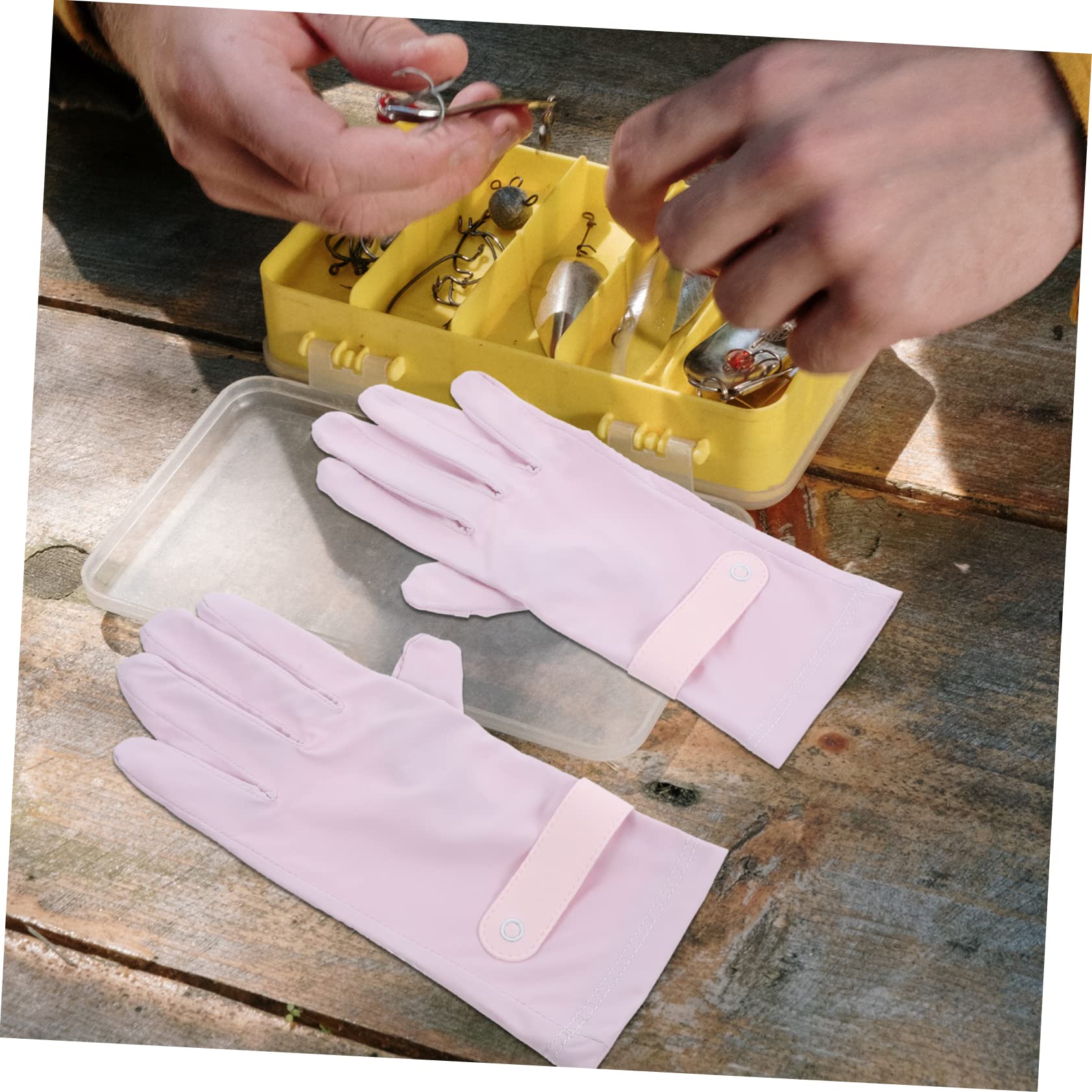 GALPADA 1 Pair Breathable Outdoor Riding Gloves for Women Slip Fitness Gloves with Finger UV Protection for Cycling Driving and Outdoor Activities Comfortable and Ergonomic Design