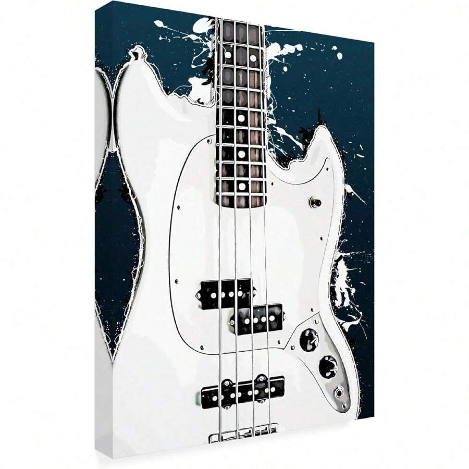 Impression sur toile guitare blanche dynamique XINBAO 60x90 cm - 8
