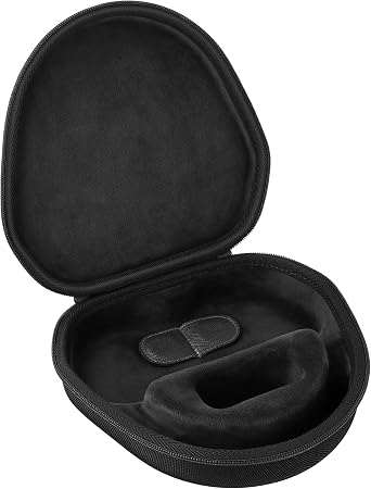 co2CREA Hard Case with Sleep Mode Replacement for Apple AirPods Max 2 / AirPods Max Wireless Over-Ear Headphones (Black Case)