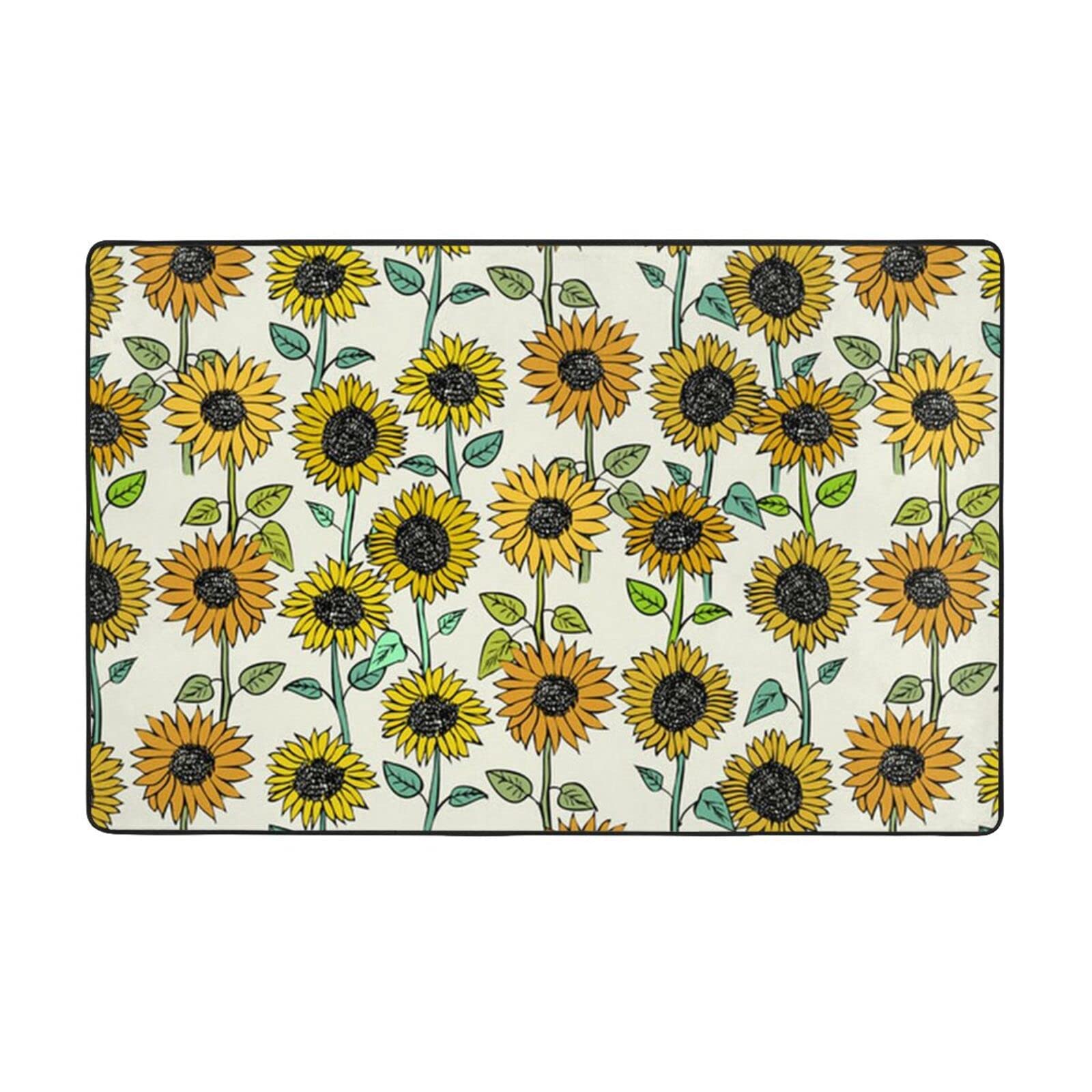 Tapis doux tournesols romantiques pour transformer votre chambre en cocon de bien-être
