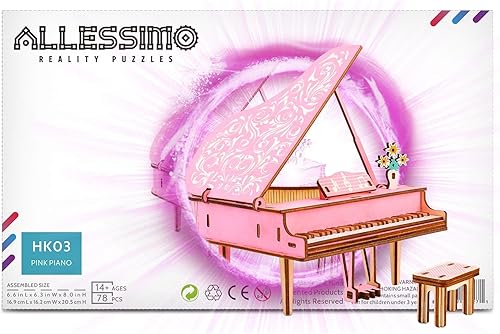 Miniatura 8 de Artisolve - Rompecabezas de madera 3D con diseño de tiburón negro para niños, niñas, familia, divertidos rompecabezas a partir de 14 años