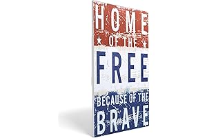 Handmade Heroes Patriotic Decor Signs for July 4th Celebrations