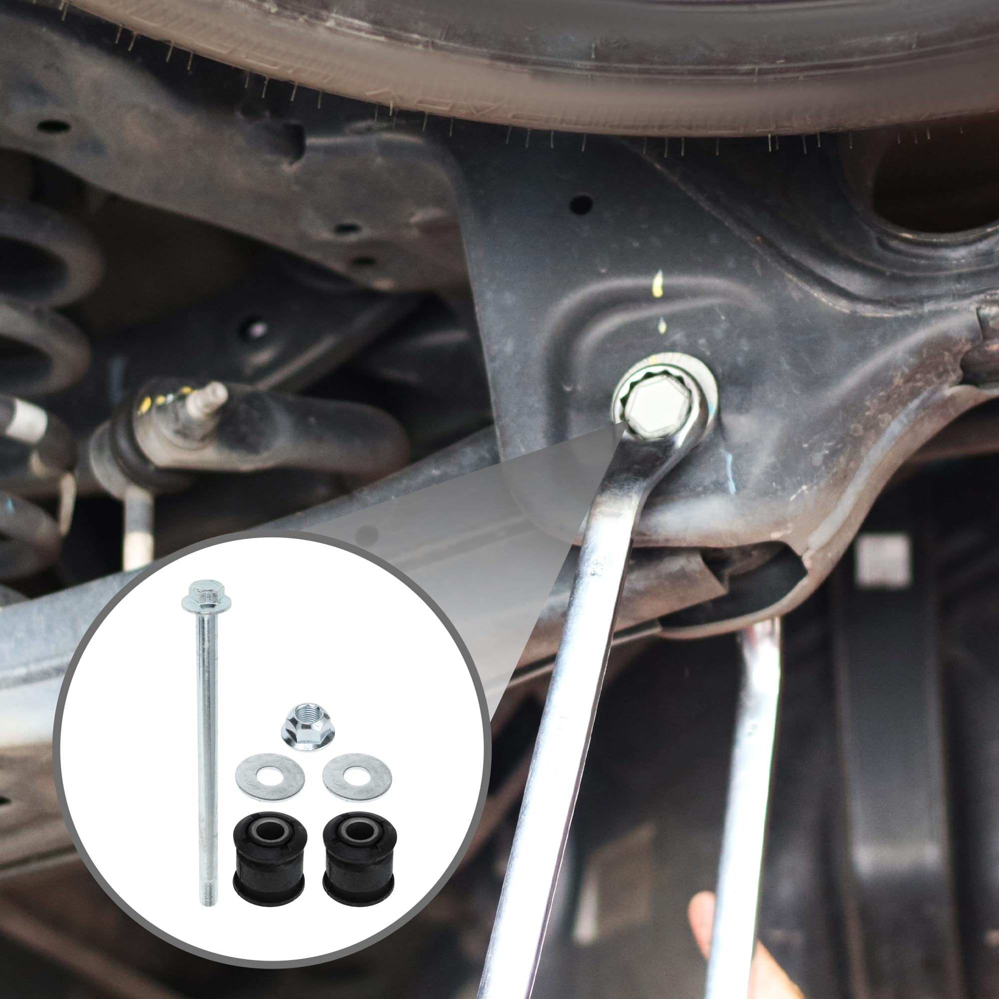 Amazon.com: Partuto Lateral Link Bolt Bushing Kit No.926046