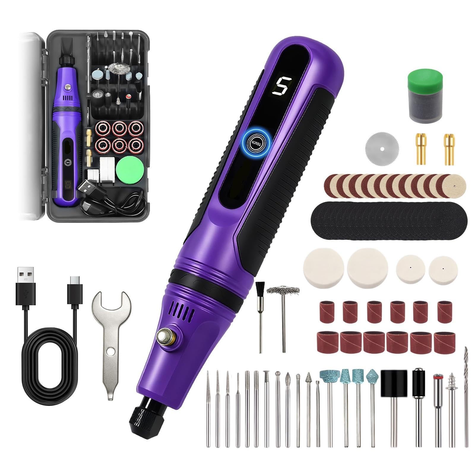 Kit Herramienta Rotativa InaláMbrica, Kit Miniamoladora EléCtrica Multiusos