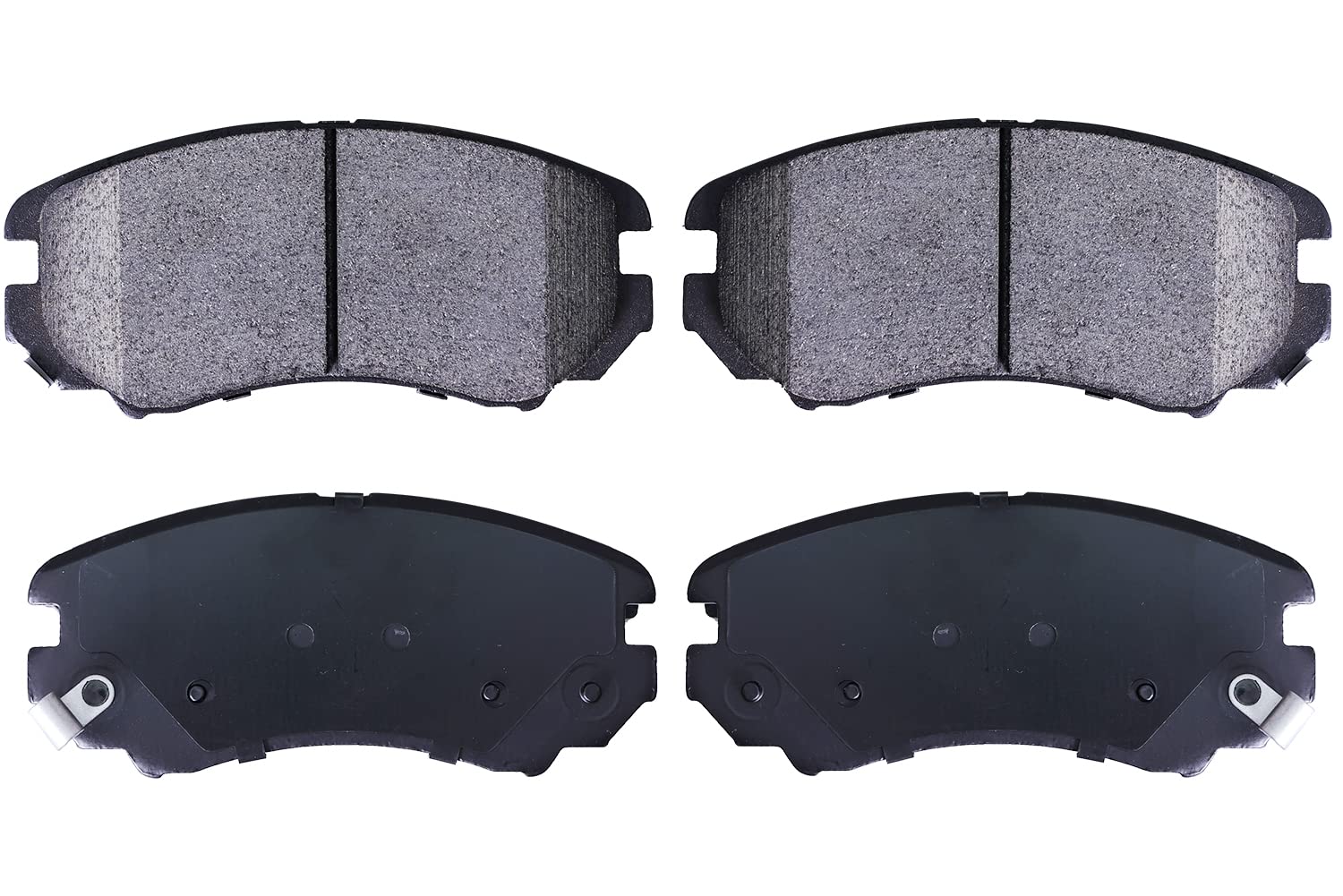 Front Ceramic Brake Pads Kit D924 Replacement for Select Kia Soul Sportage Optima Hyundai Elantra Sonata Hardware Fit Included