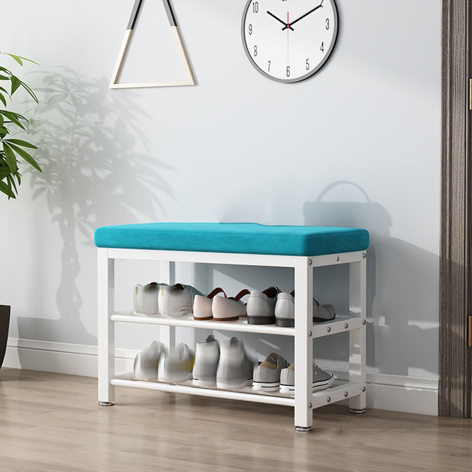 Banc à chaussures robuste 136 kg pour résoudre le désordre de l'entrée