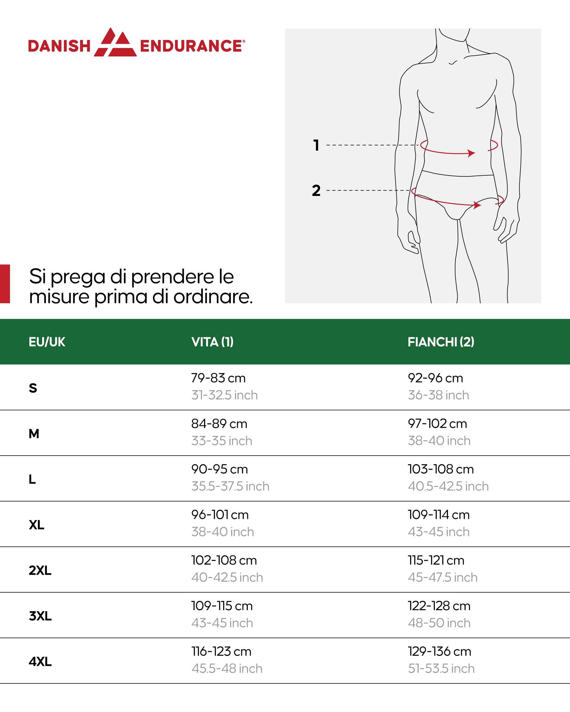 DANISH ENDURANCE Boxer Uomo in Lana Merino, Intimo Termico Invernale, Sportivo e Quotidiano, con o Senza Apertura Frontale, 1 Paia