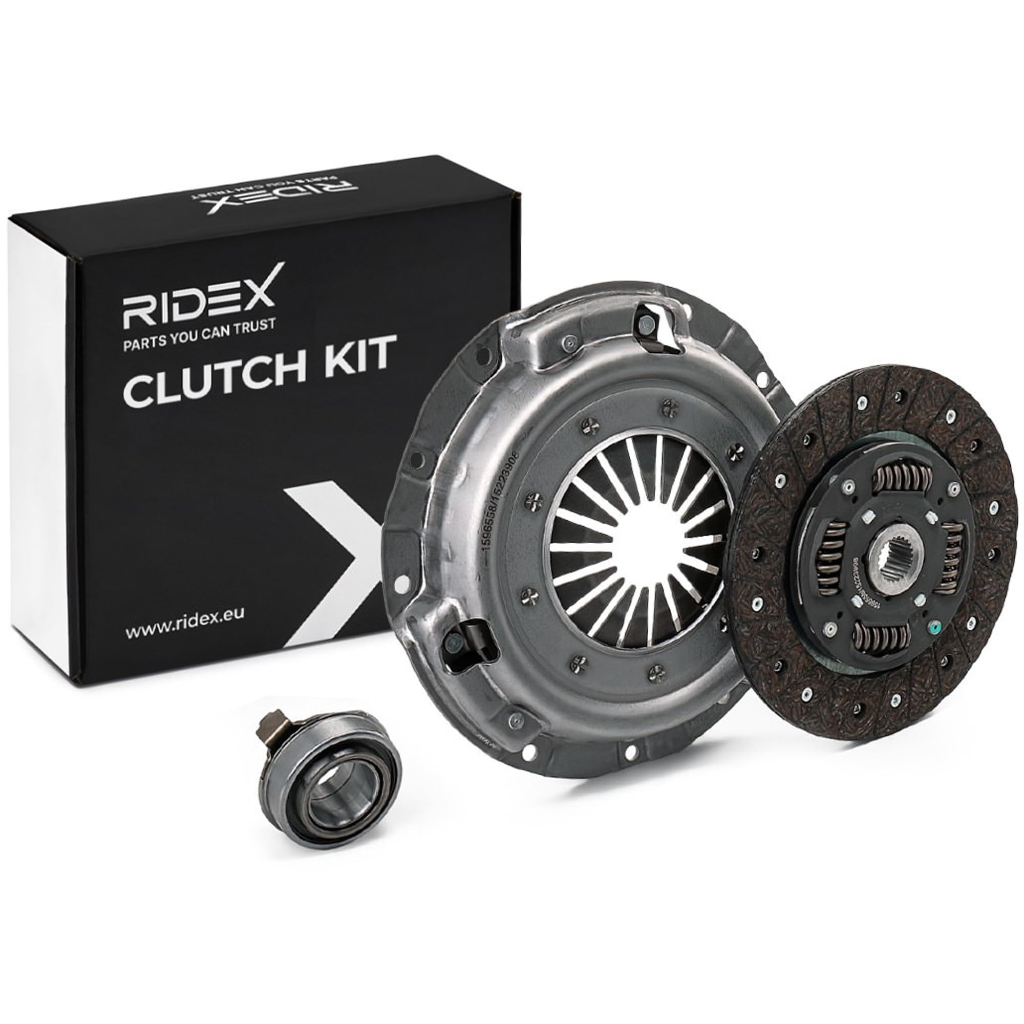RIDEX 479C0451 Kit de embrague con grasa sintética con cojinete de desembrague Compatible con MAZDA MX-5 I NA