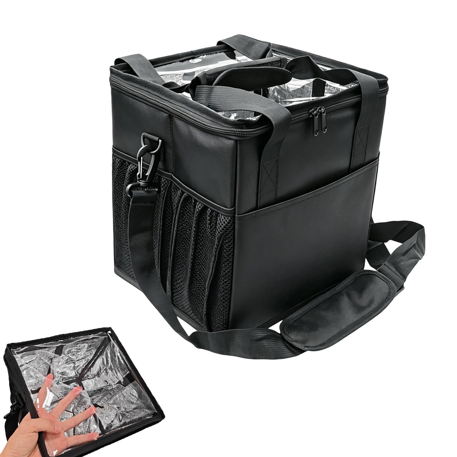 MURYE Multipurpose Beverage Bag for 4 Drinks Leak Adjustable Insulated Foldable Shoulder Strap Drink Bag
