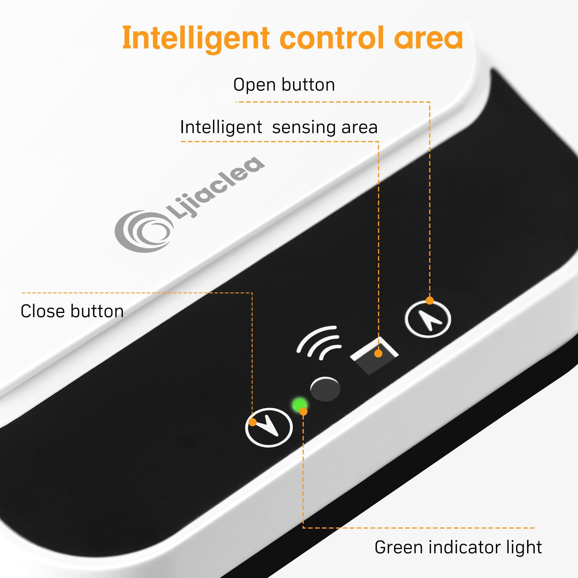Smart Touchless Mülleimer für Küche, automatischer Bewegungsmelder, Mülleimer mit Deckel, wasserdicht, schmal, klein, für Küche, WC, Schlafzimmer, Wohnmobil (Schwarz, Batterie)