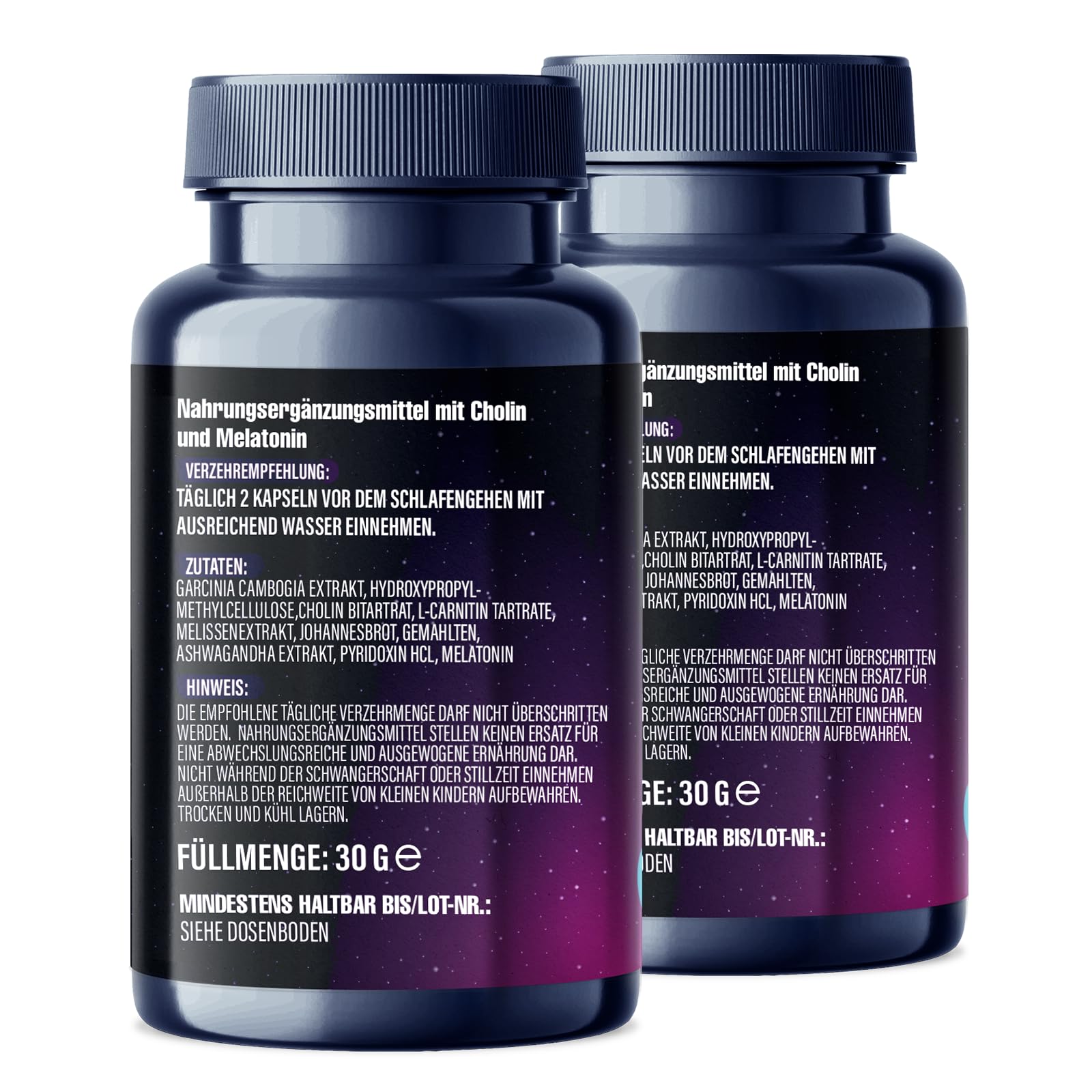 NEU: Saint Nutrition® KETO NIGHT BURN 2er Variante mit Melatonin 0,5 mg und Cholin für die Nacht – Stoffwechsel Rezeptur extrem, schnell & endlich - verbesserte Formel für Frauen + Männer