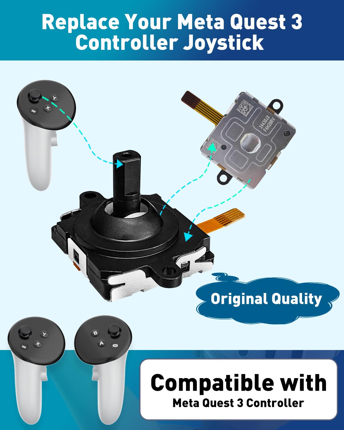 メタクエスト3S 右コントローラー 純正 単品 ち*お様 メタクエスト3 3s コントローラ 右のみ メタクエスト3S 右