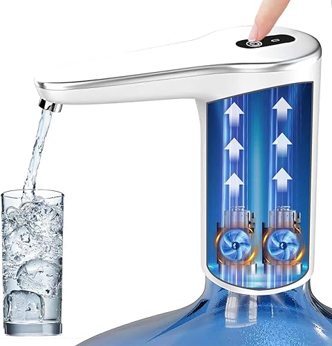 Miniatura 1 de VINMEN Bomba de botella de agua de 5 galones, dispensador de botellas de agua, bomba de agua para jarra de 5 galones, bomba de agua potable