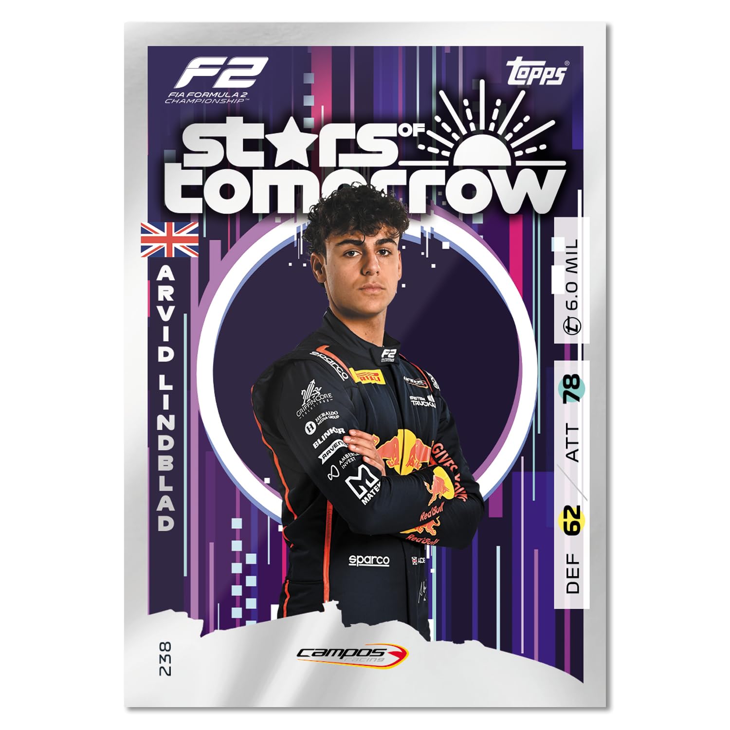 Topps Turbo Attax 2025 Mega Tin Diamond Edition 66 carte incluse LE esclusive F1