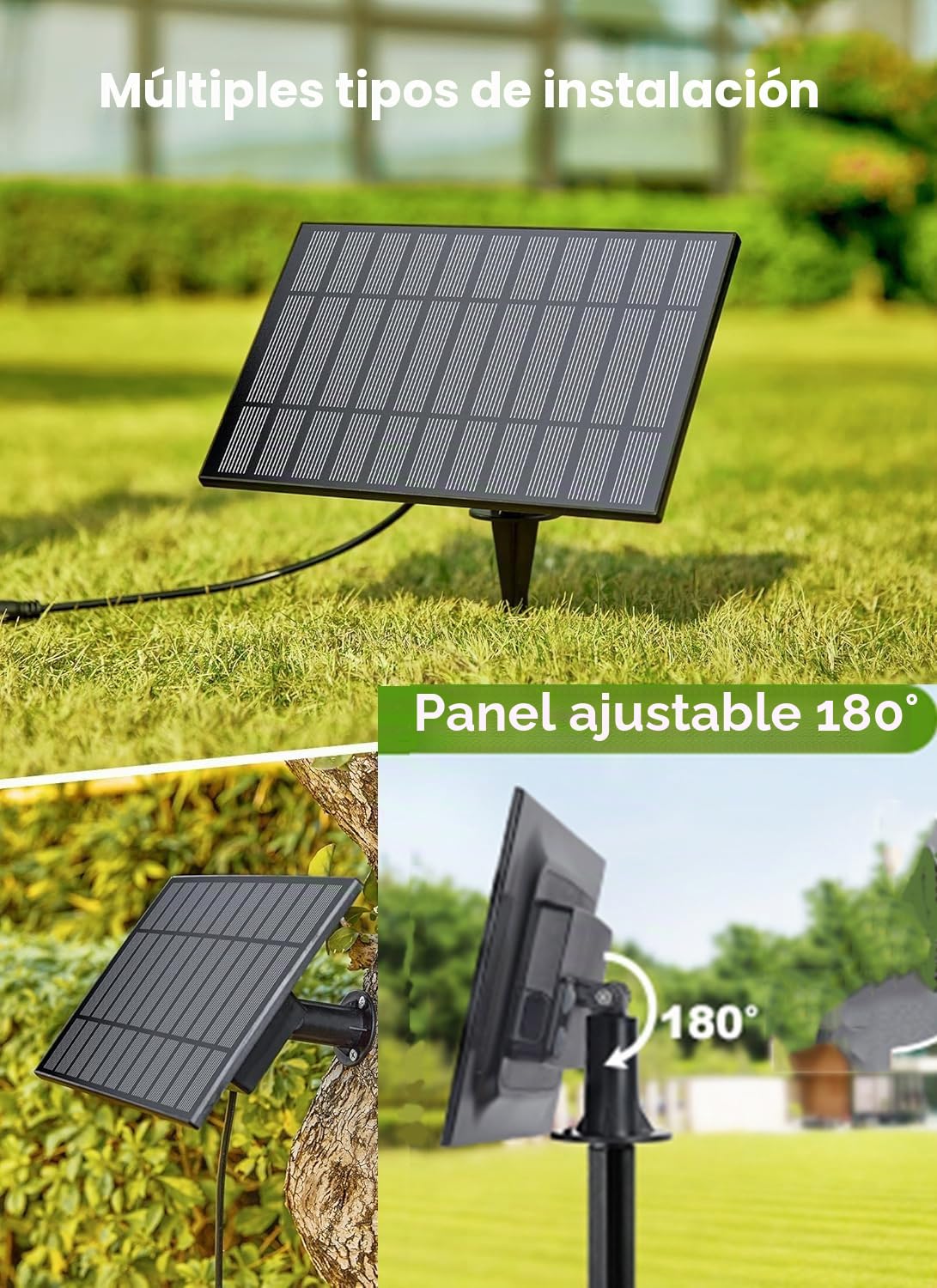Svater Luces solares de jardín G40 de 30 m, impermeables, 4 modos, función de memoria de encendido/apagado automático, para interiores y exteriores, funciona con energía solar para patio, fiesta