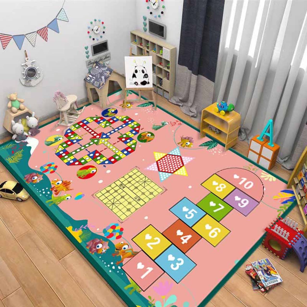 Amazon.co.jp: [NHYGDY] プレイマット マット キッズ 子供 知育 200