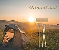 Vista 7 de 15 Pcs Artificial Stakes Nails, 6" Spiral Non-Rust Galvanized Metal Garden Landscape Edging Yard Stakes Timber Anchoring Spikes Ground Stakes Heavy