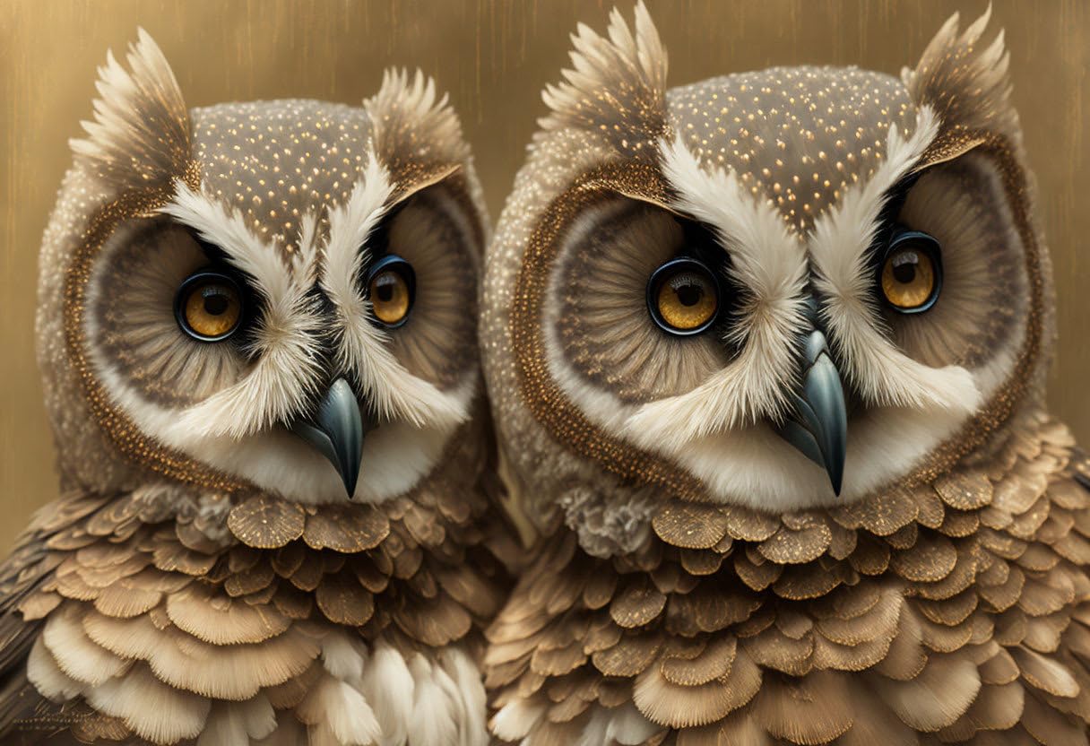 Poster bébé hibou pour masquer mur vide sans reflets