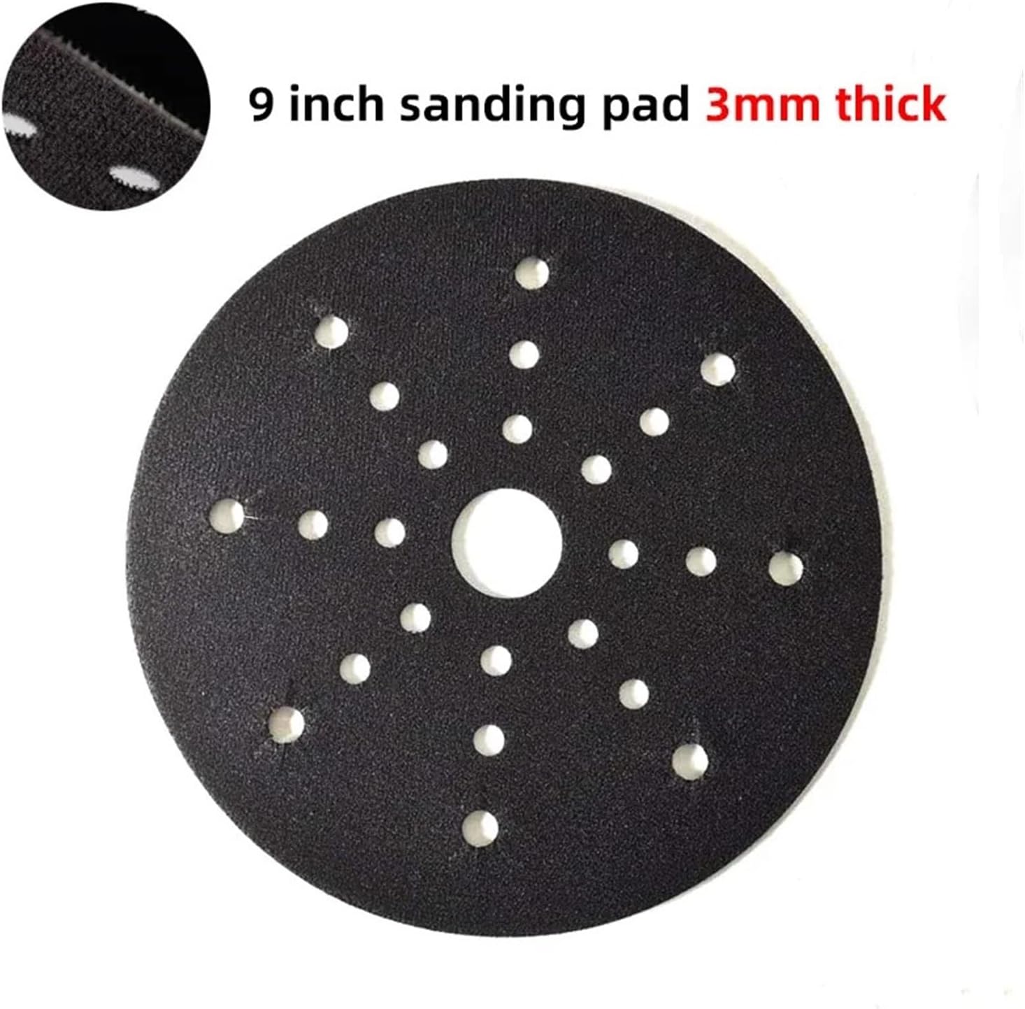 ZVHZQEMMT 9 Inch 225mm Wall Sander Sander Accessories Tray Chassis Base Buffer Pad Protection Pad Lucky(3mm)