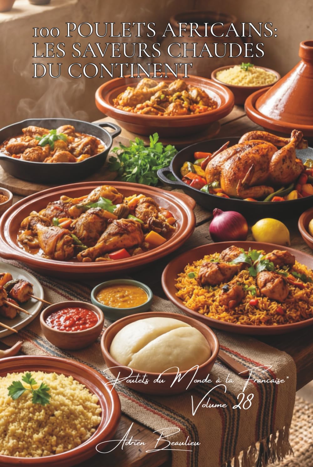 100 poulets africains : les saveurs chaudes du continent: Épices exotiques, techniques ancestrales, l'Afrique généreuse (SÉRIE POULET (35 livres) - ... "Poulets du Monde à la Française" (8 livres))