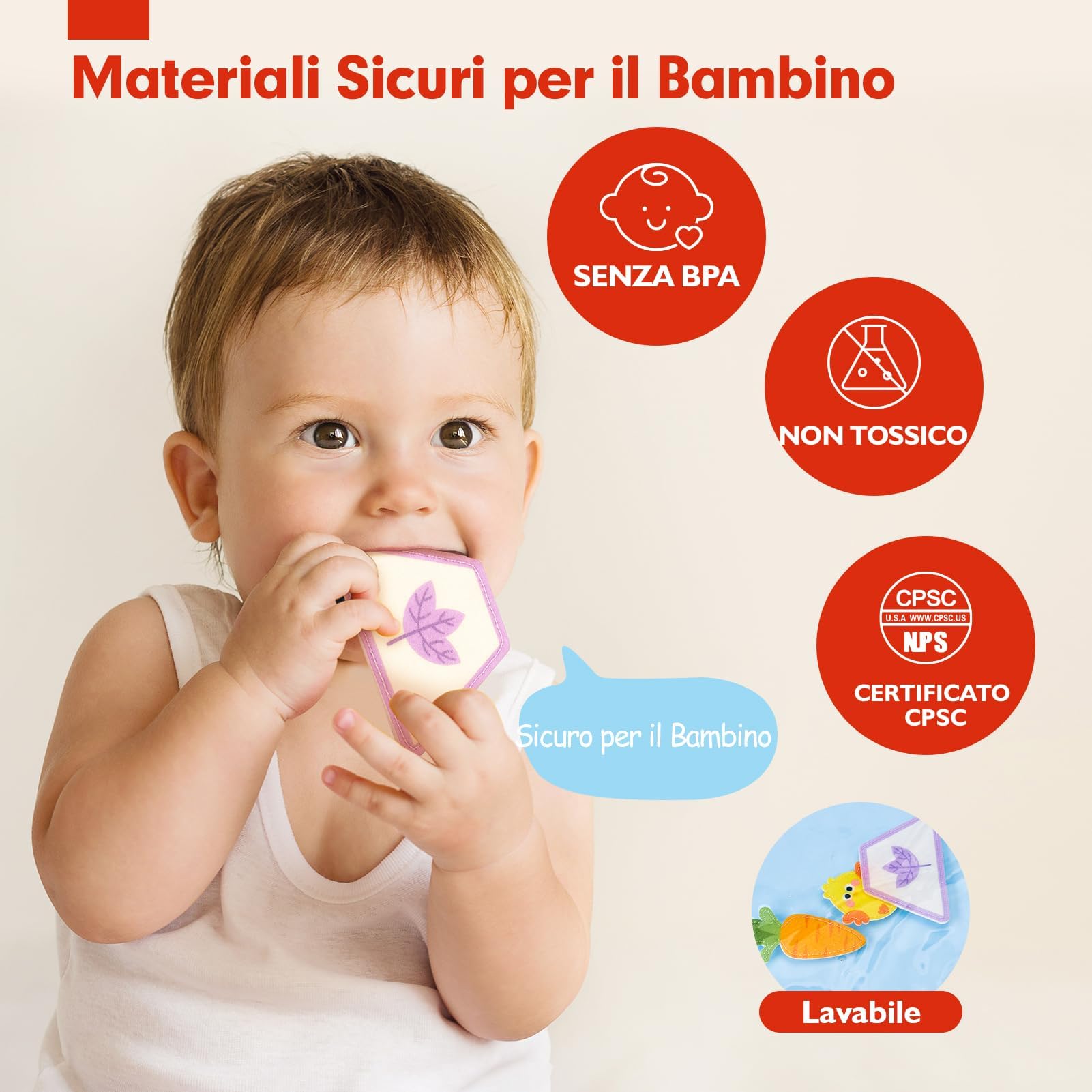 hahaland Libro Montessori Interattivo 1 Anno - Montessori Busy Board Feltro Pannello Sensoriale Bambini 1 2 3 Anni - Quiet Book Educativo Regalo Bimbo Bimba