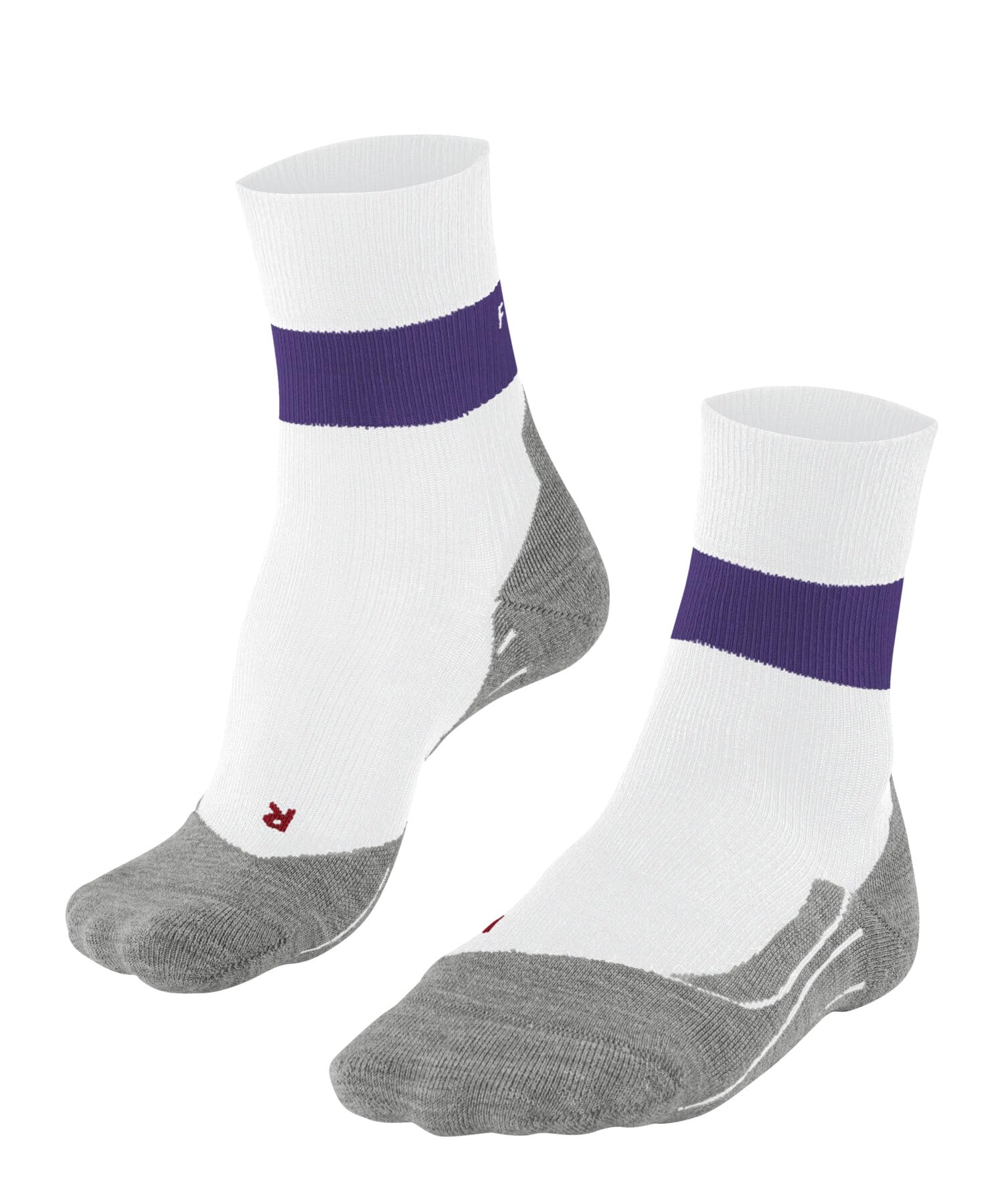 FALKE Women's RU Compression Stabilizing W So Lyocell Functional Yarn With Compression 1 Pair Running Socks, White 2008, 2.5-3.5