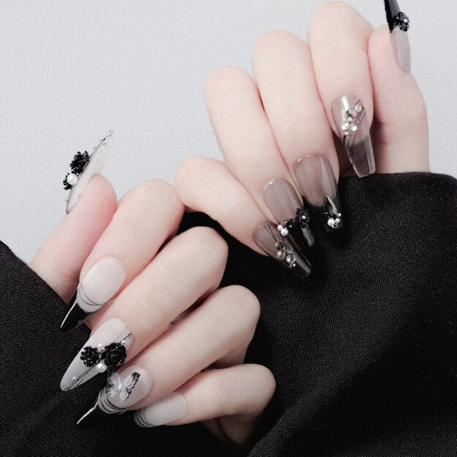 Amazon | ネイルデコパーツ 椿の形 立体 3D ネイルパーツ ネイルアート