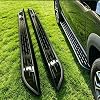 Estribos para Kia Sonet 2022-2026, Aluminio Negro, 2 Piezas | Pasos laterales antideslizantes con kit de instalación completo, Regalo práctico y considerado para la familia, Accesorios para Kia Sonet 1