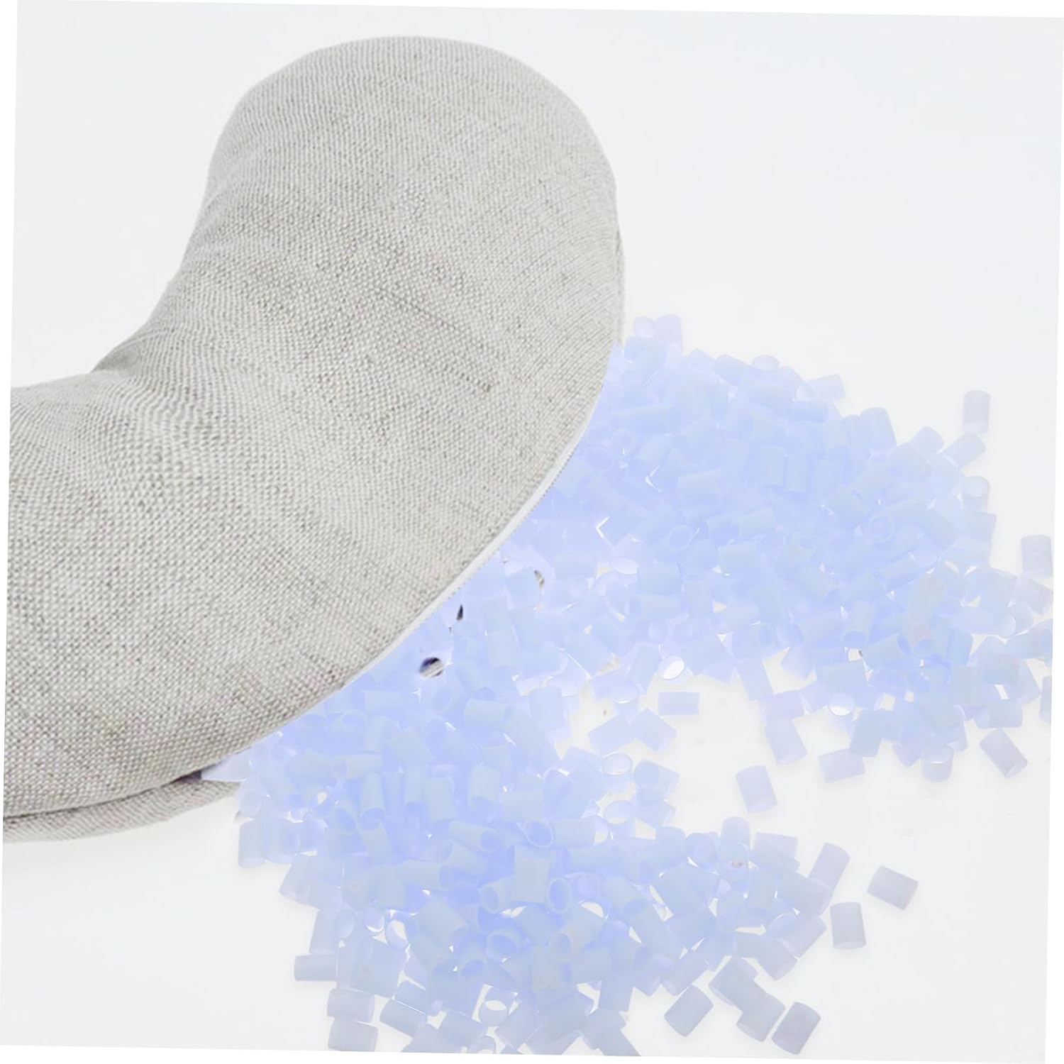 Mikinona 1bag High Elasticity Tube Pillow Insert for Neck Support Removable Filling for Easy Cleaning Portable Pillow Stuffing for Bed and Travel TPE