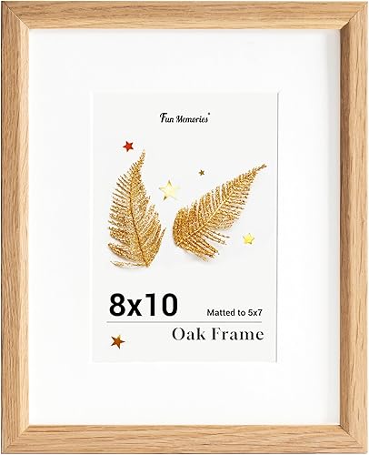 Miniatura 390 de Fun Memories Portarretratos de metal de 16 x 20 pulgadas con paspartú de 11 x 14 pulgadas, acabado de aluminio cepillado, parte delantera de vidrio