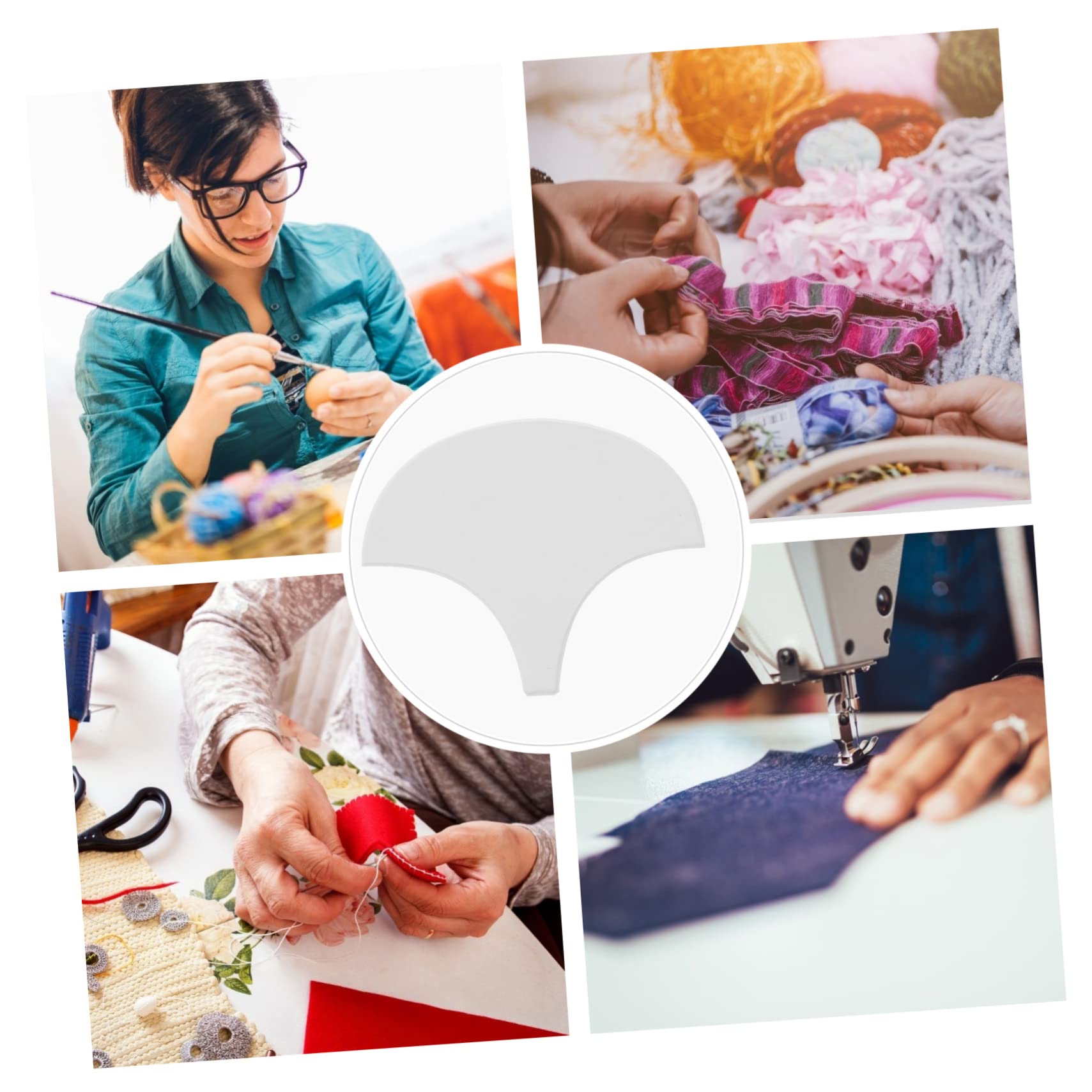 EXCEART 1000piezas Plantillas De Acolchado Forma De De Costura Para Manualidades y Patchwork Reutilizables y