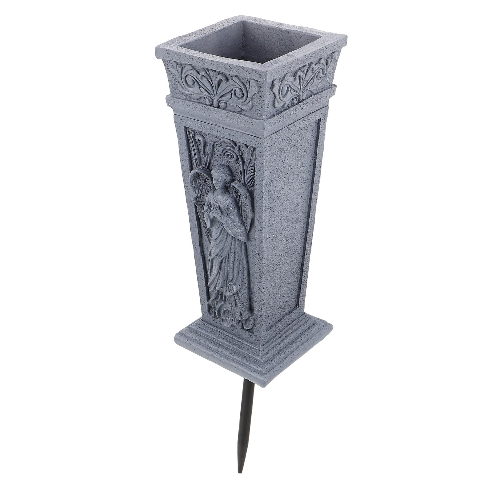 Vase funéraire ailes d'ange en résine haute qualité pour extérieur