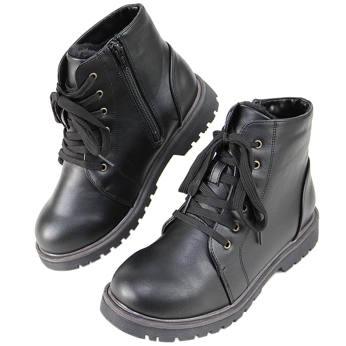 Amazon.co.jp: North Date 27057 Snow Boots, Lace-up Boots, Women's