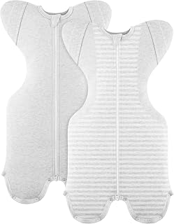 Susurration Baby Sleep Sack, Self-Soothing Swaddle for Newborns, Improves Sleep, Snug Fit Helps Calm Startle Reflex, Newborn Essentials for Baby, 2 Pack, 3-6 Months, 13-19 lb