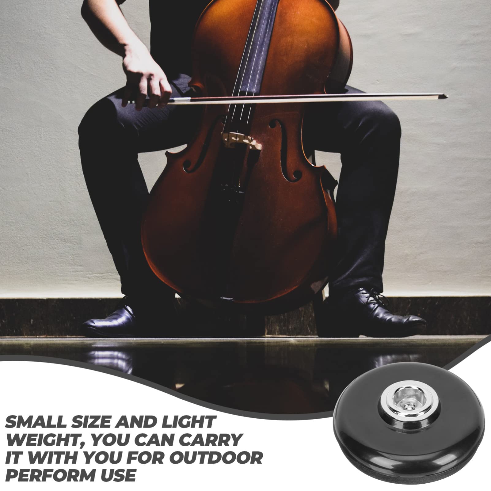 VICASKY Strap Stopper Endpin Stopper for Antiskid Device Device for Floor Strap for Silver