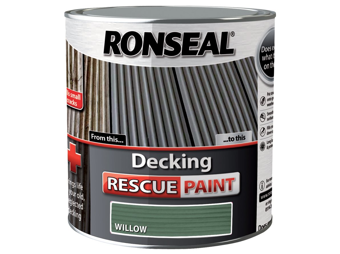 Ronseal Willow Drpw25l 2.5 Litre Decking Rescue Paint