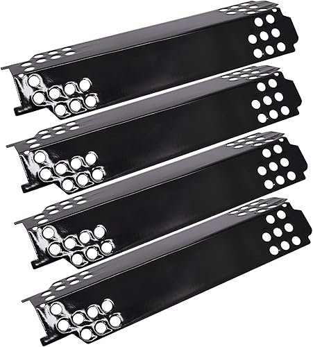 Hiorucet Placa de calor de parrilla de repuesto para Charbroil 463436213, 463436215, 466334613, 466342014, protectores de tienda de calor de acero Hiorucet Placa de calor de parrilla de repuesto para Charbroil 463436213, 463436215, 466334613, 466342014, protectores de tienda de calor de acero