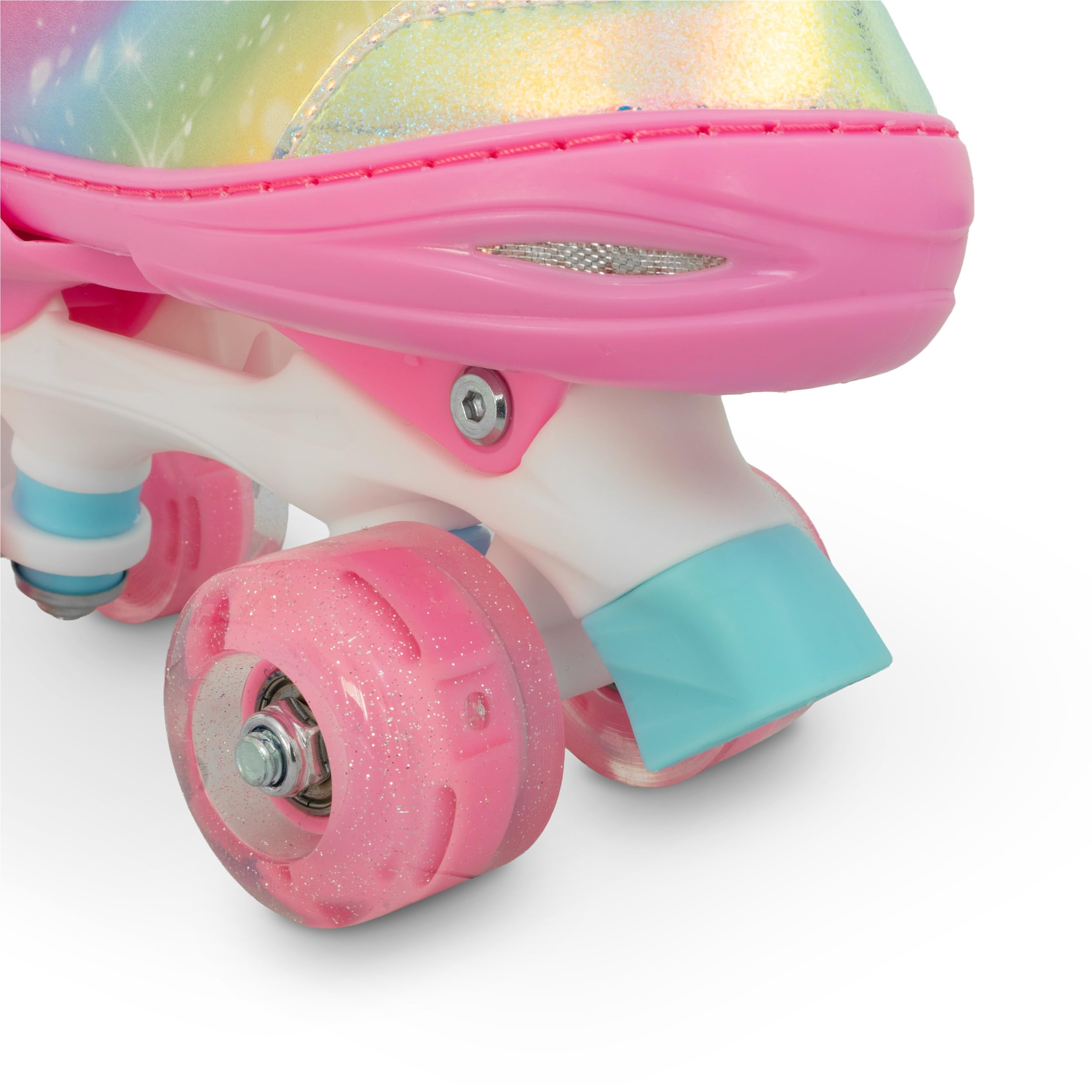 Patines OLSSON Blossom Niños 4 Ruedas con Luces ABEC 7 Carbono Talla Ajustable 28-35