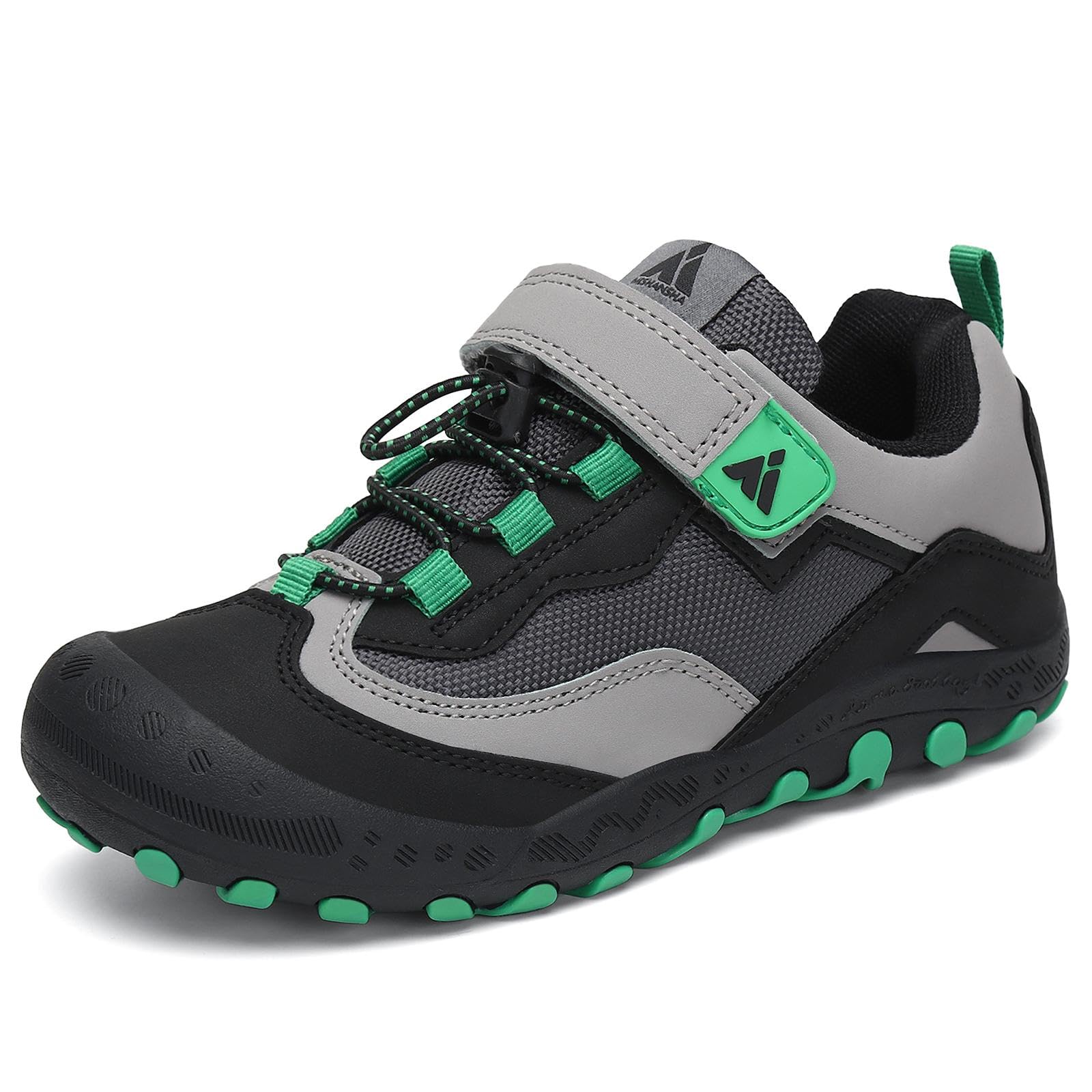 Mishansha Kids Hiking Boots Toddler Girls Boys Hiking Shoes Water-Resistant Anti-Collision Non-Slip Athletic Outdoor Trekking Boots — view 35