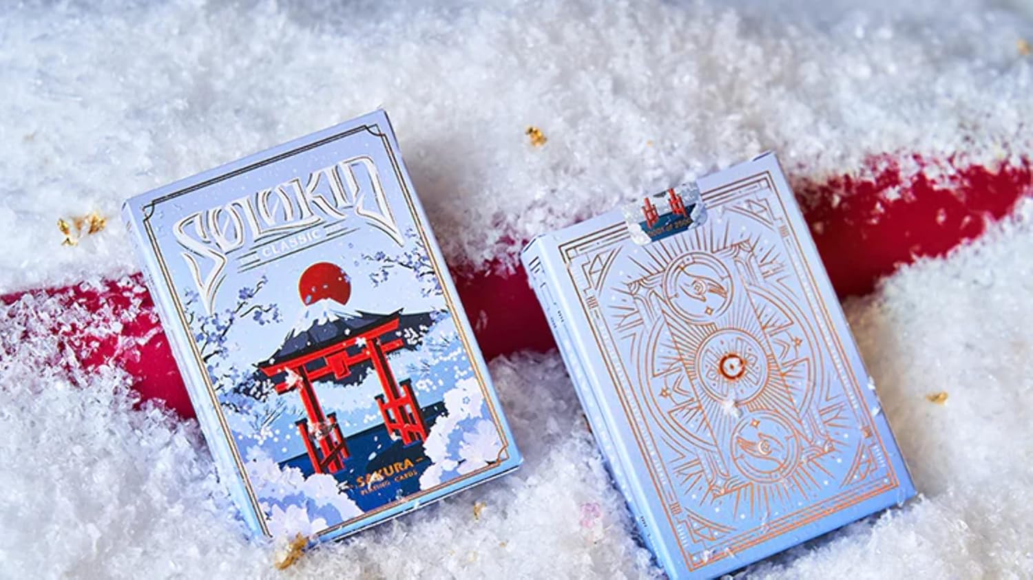MJM Solokid Sakura (Blue) Playing Cards by BOCOPO
